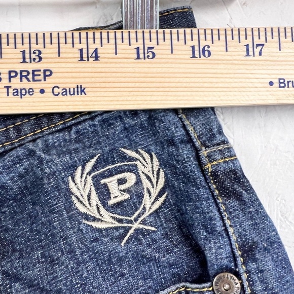Vintage Phat Farm Jeans 34 x 32 Slim Embroidered Pocket. Y2K - Picture 13 of 15